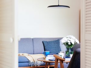 Why I chose a low pendant light instead of a TV