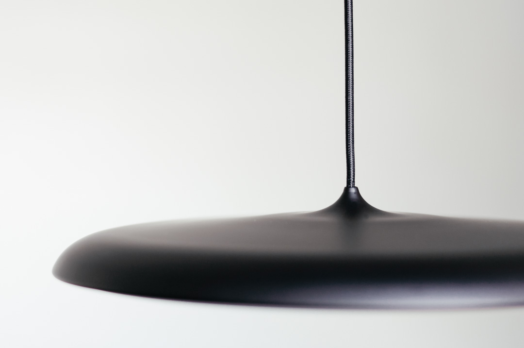 Why I chose a low pendant light instead of a TV - light detail 