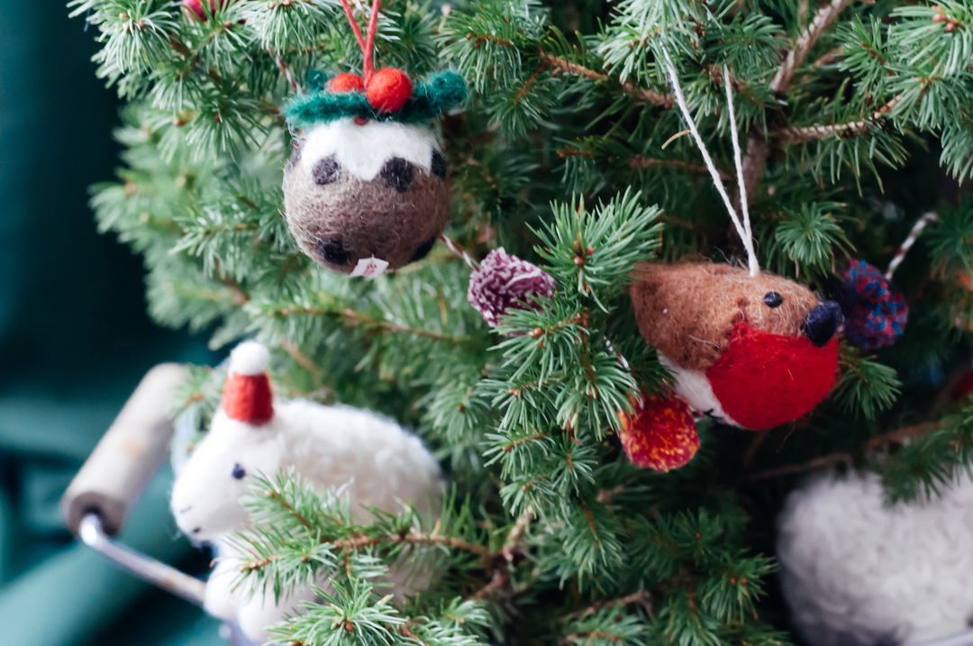 simple christmas decorations boreal abode felt wool ornaments