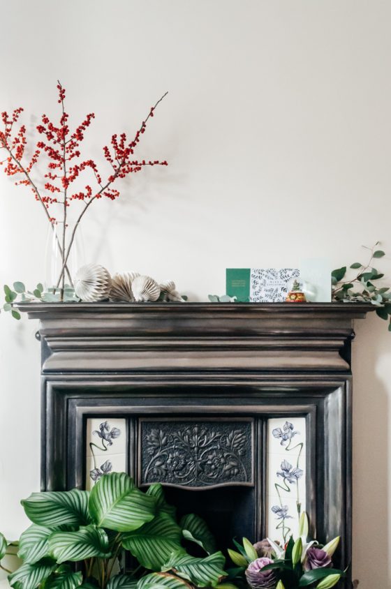 simple christmas decorations boreal abode fireplace