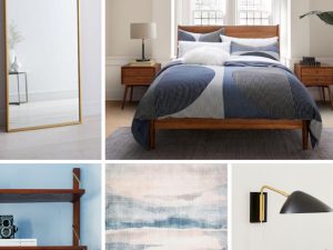 How to design a relaxing bedroom and get better sleep Boreal Abode Mood Board landscape 1
